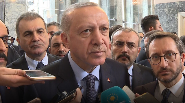 Erdoğan: Suriye'de güvenli hat işine TOKİ olarak girebiliriz